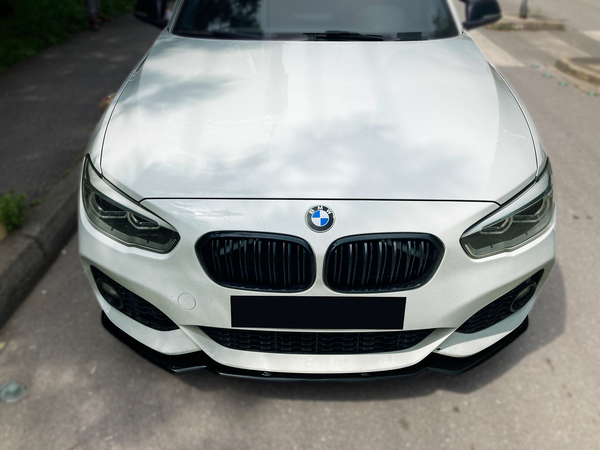 Front Splitter for BMW 1 Series F20/F21 M-Power Facelift (2015-2019) - Plus Body Kits