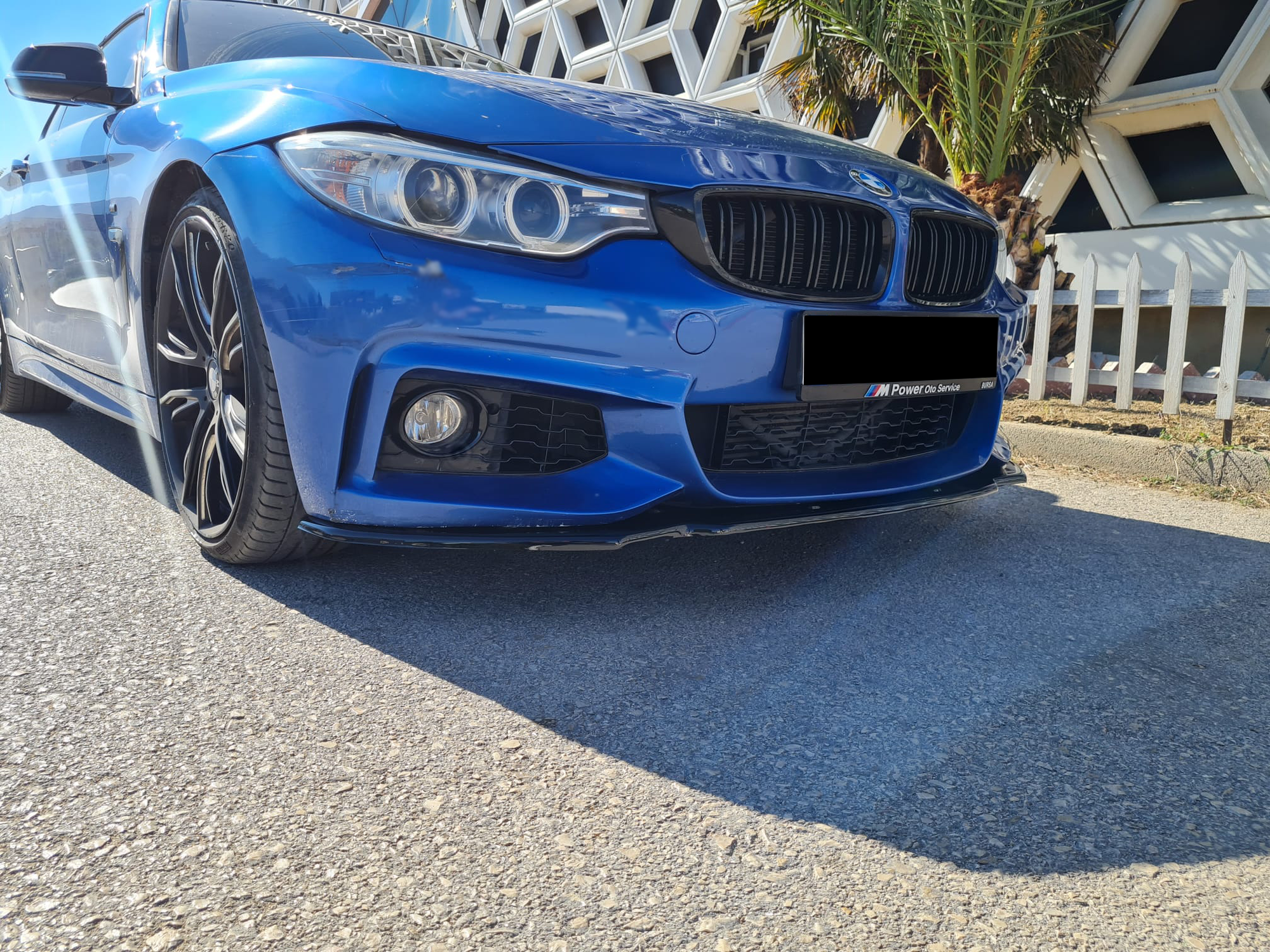 Front Splitter V.2 for BMW 4 Series F32/F33/F36 M-Pack (2013-2019) - Plus Body Kits