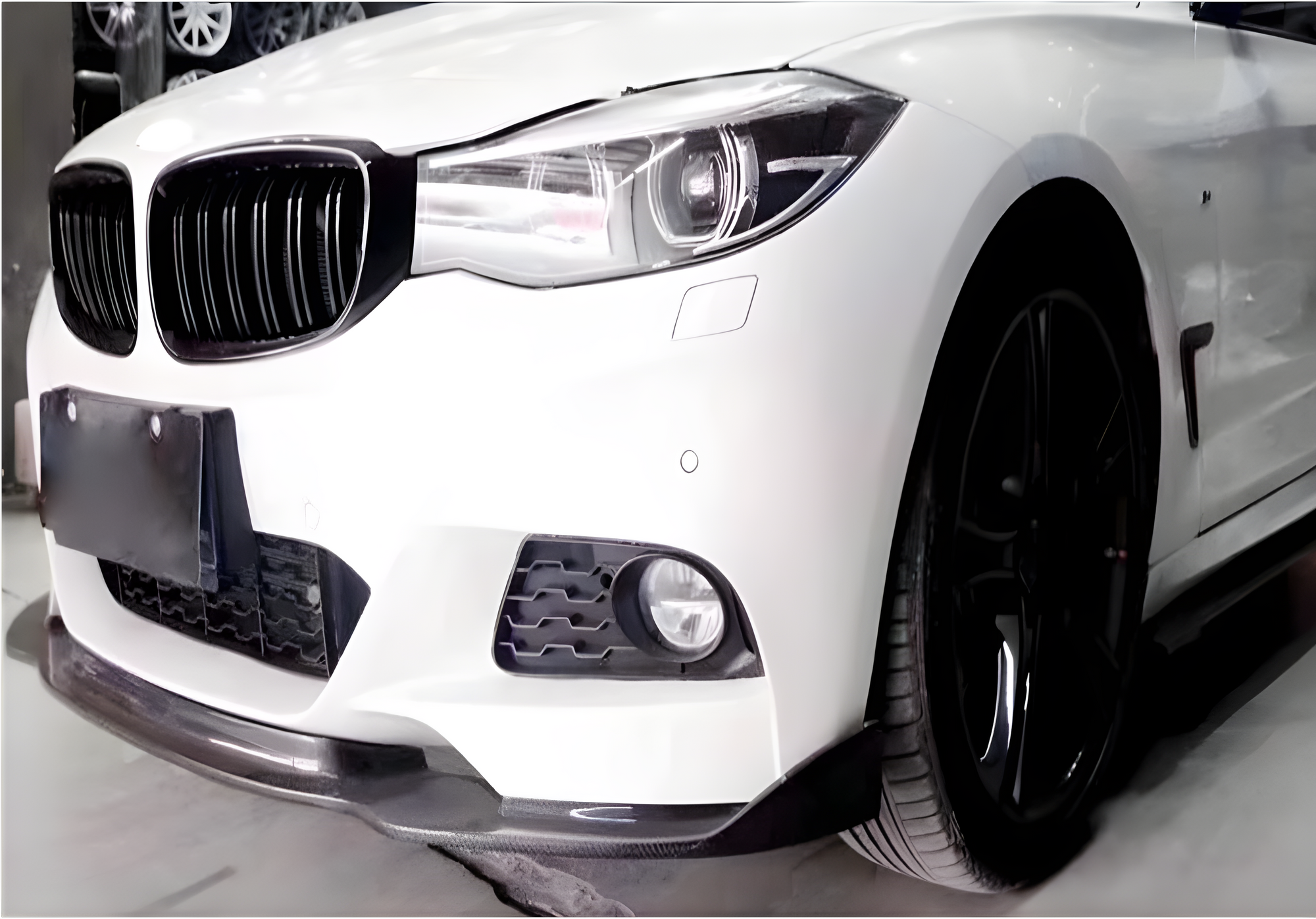 Front Splitter for BMW 3 Series F34 GT 335i M-Pack (2012-2017) - Plus Body Kits