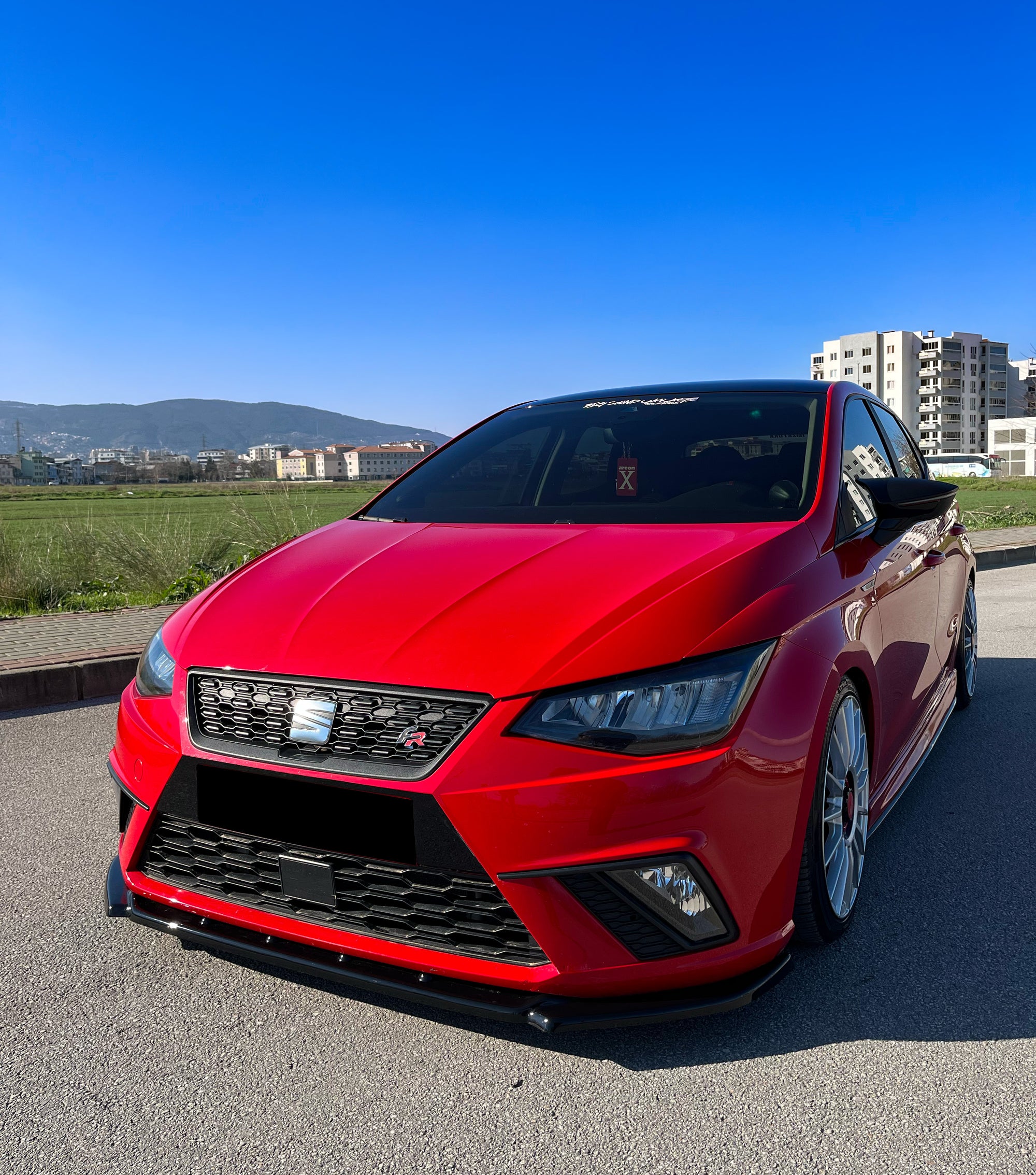 Front Splitter for SEAT Ibiza Mk5 (2017-2021) - Plus Body Kits