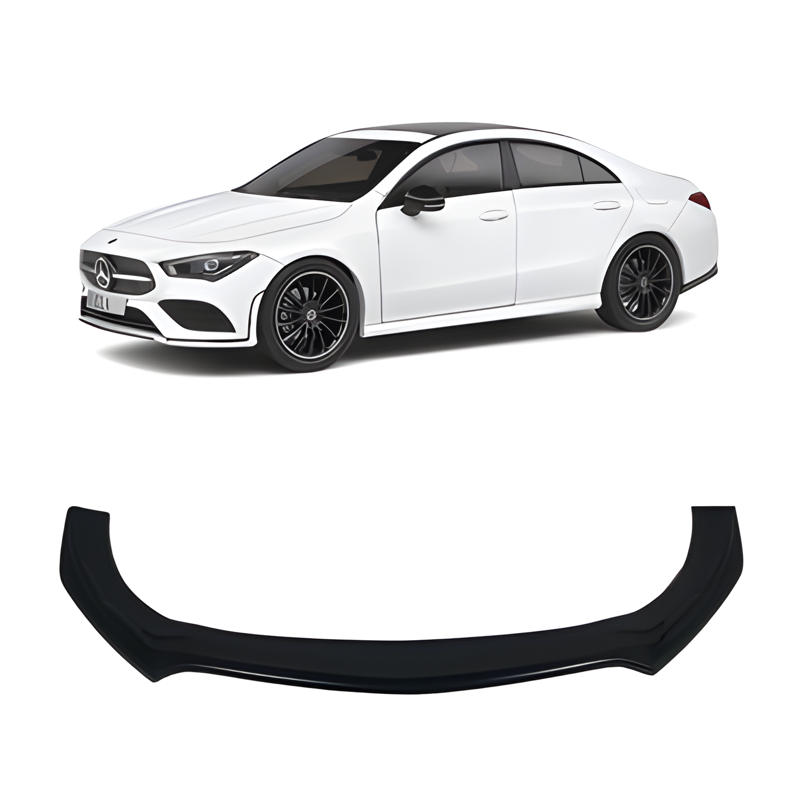 Front Splitter for MERCEDES AMG CLA 35 Aero C118 (2019+) - Plus Body Kits