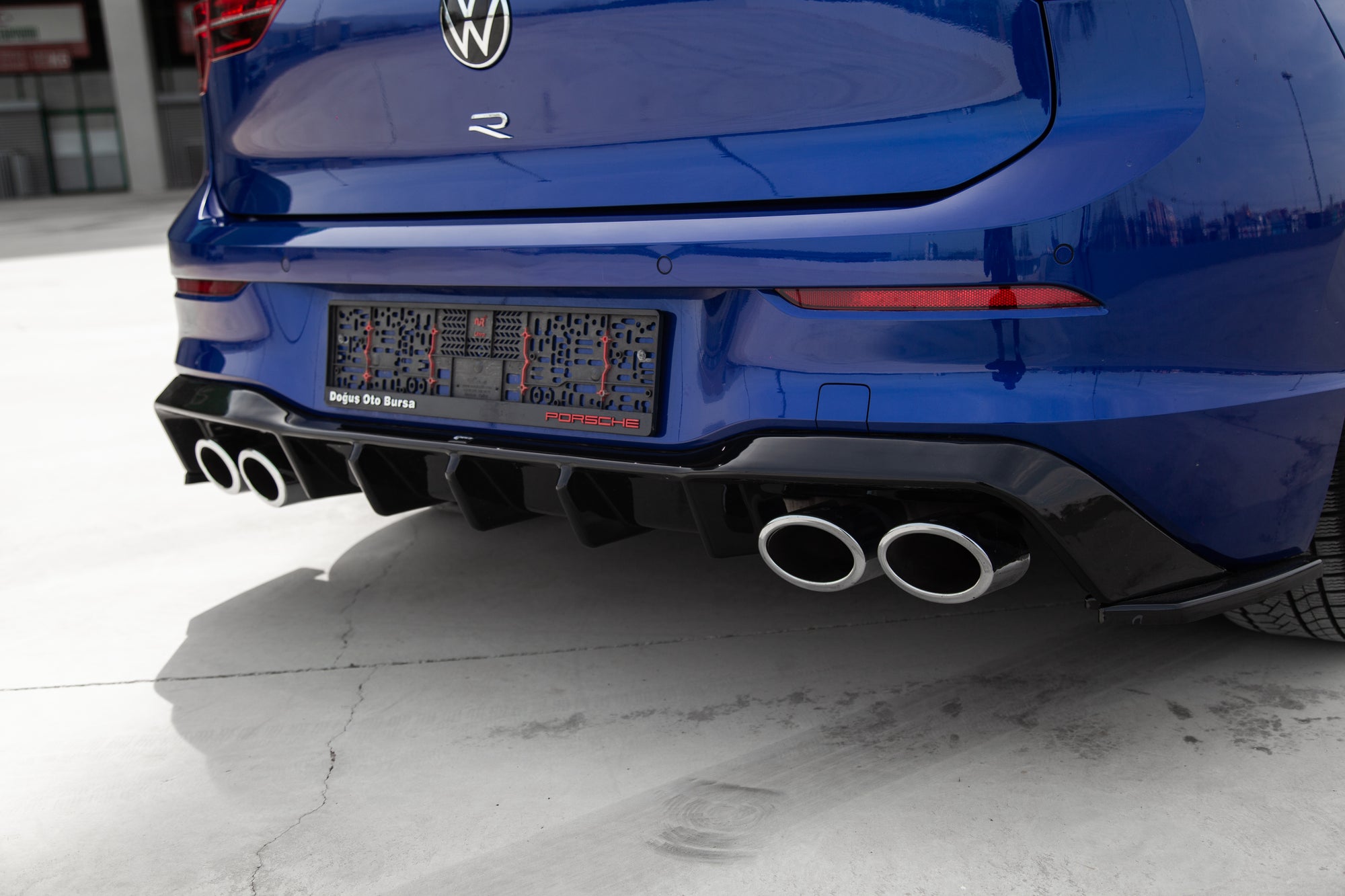 Rear Valance for VW Golf R MK8 (2020+) - Plus Body Kits